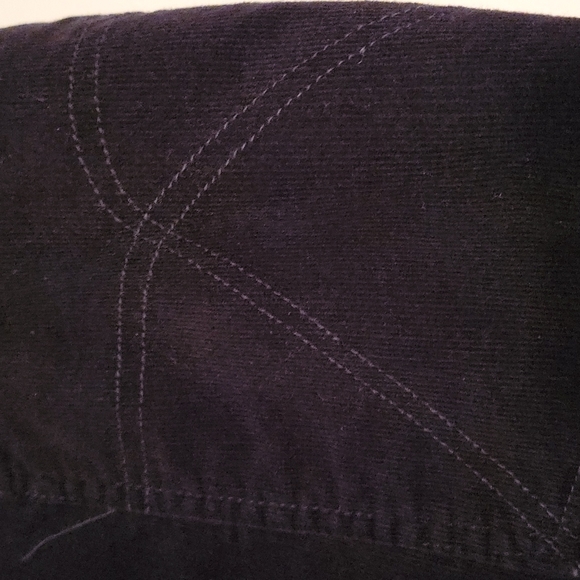 Lane Bryant black corduroy flat front pants size 28 petite - Picture 3 of 5